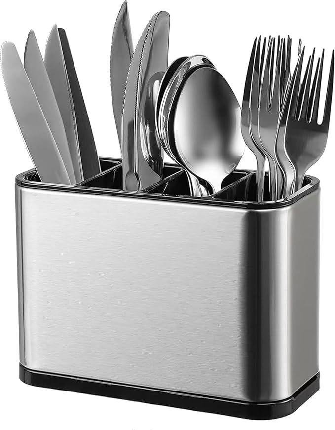 Stainless steel multi-function chopsticks and tableware storage box