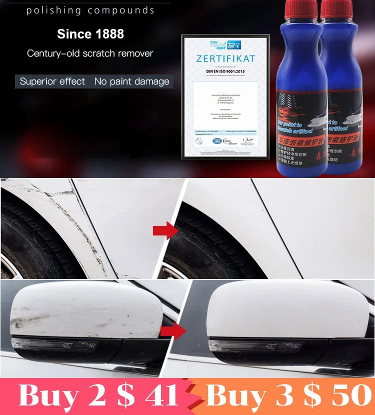 Century-old scratch remover authorized by German brand