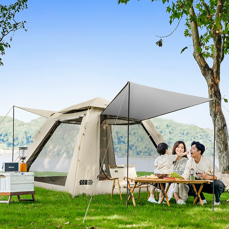 Przenośny namiot przeciwdeszczowy na zewnątrz z automatycznym szybkim otwieraniem na piknik