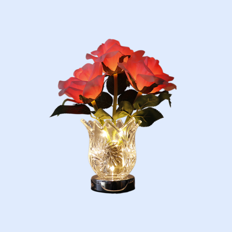 LEDシャンパンローズナイトライト