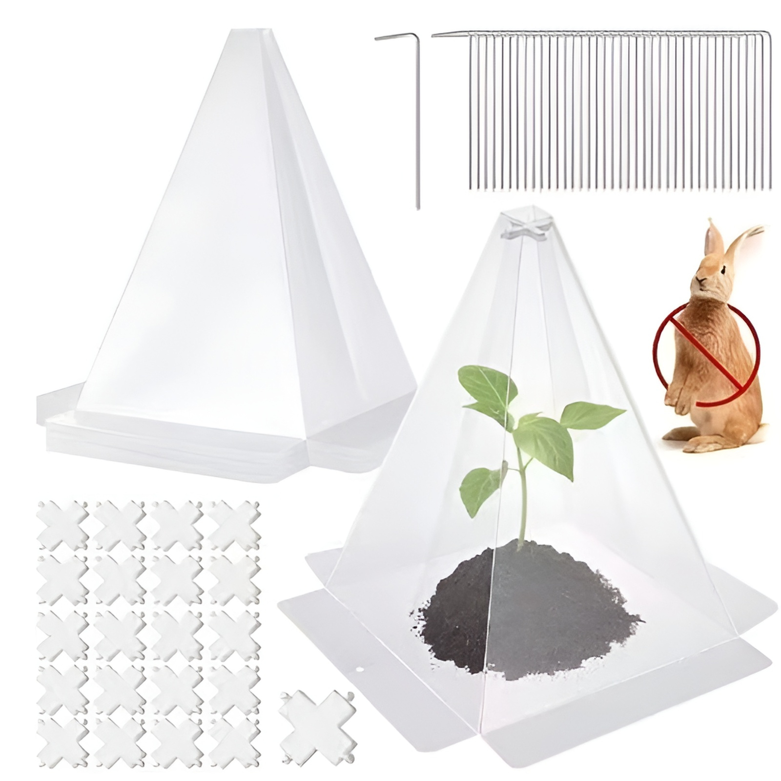 ガーデンで使用中のグリーンベルカバー