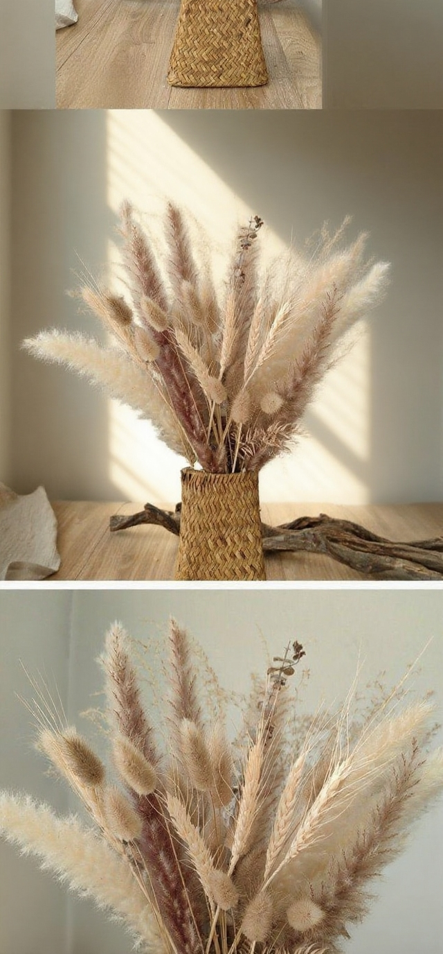 Ekologická dekorace z přírodního rákosu