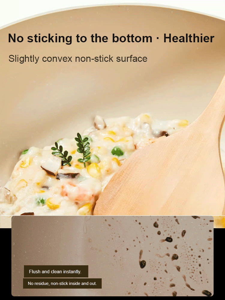 [Quadruple Non-Stick] Shell Pebble Multi-Functional Non-Stick Frying Pan