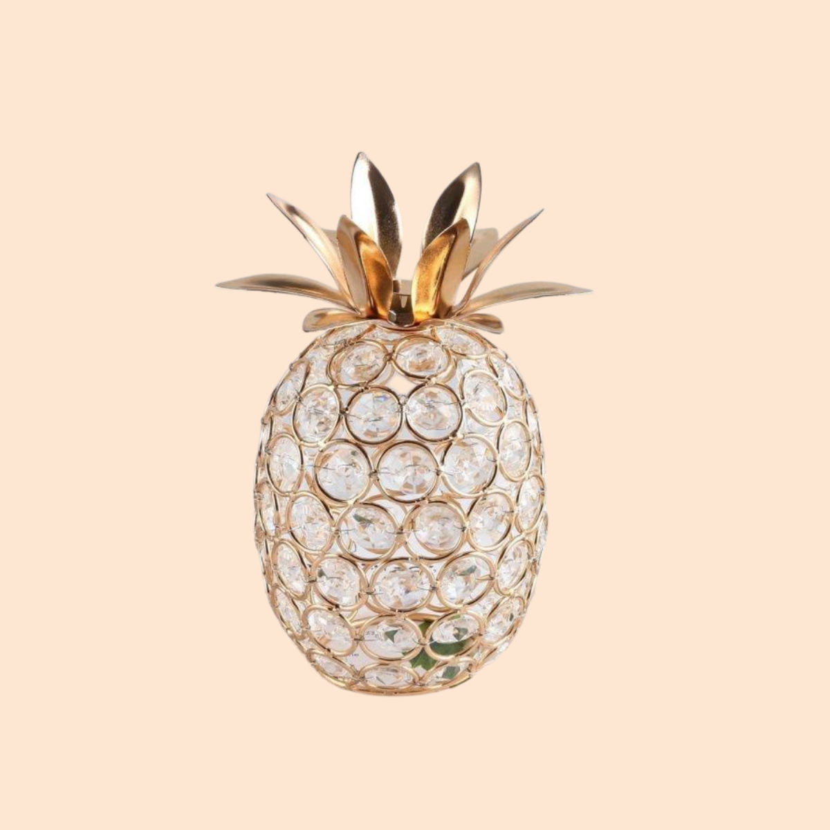 황금빛 크리스탈 홈 데코레이션