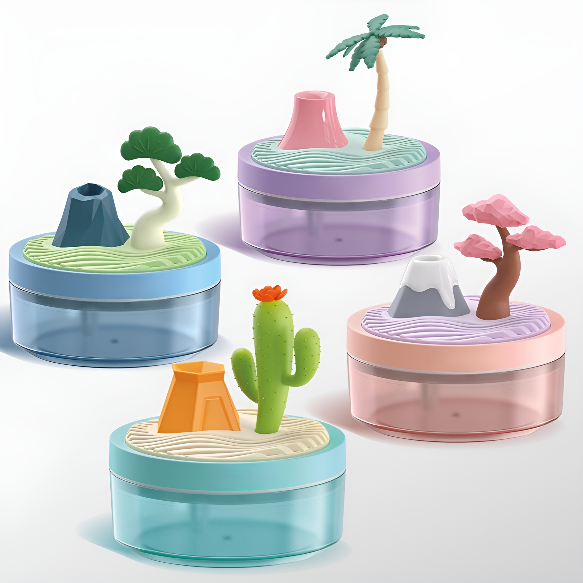 ナイトライトとして使えるUSB加湿器