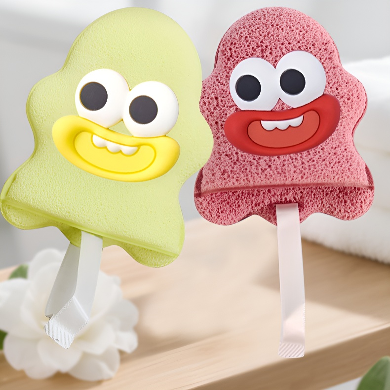 加大加厚手套式洗臉撲