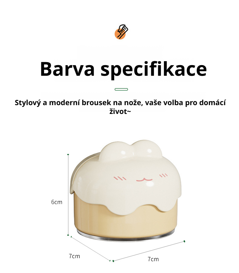 Bezpečné upevnění brousku na kuchyňskou desku