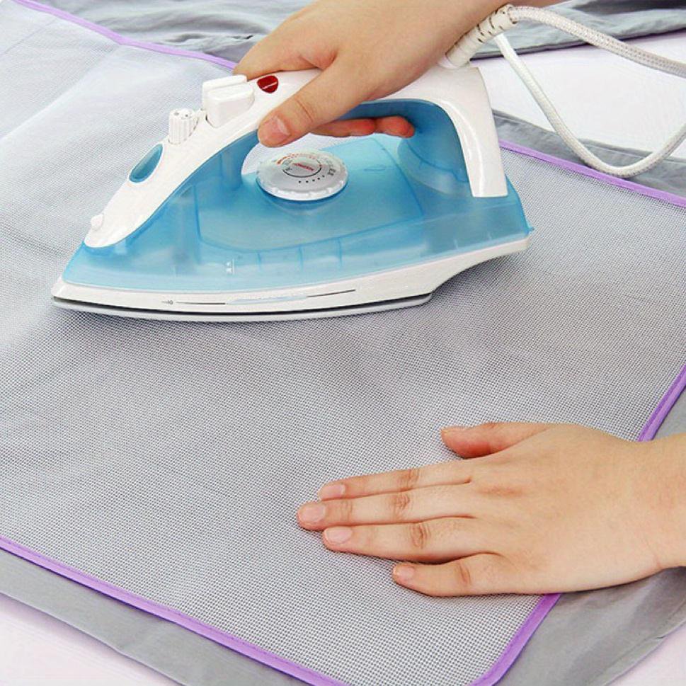 Ironing delicate clothes with protective insulation