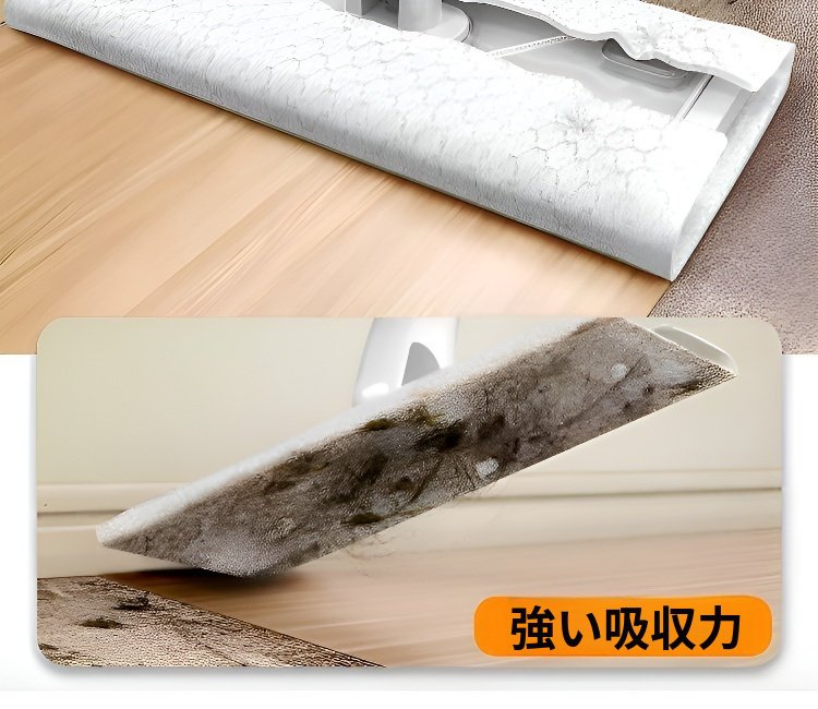 静電気でホコリをキャッチする掃除紙