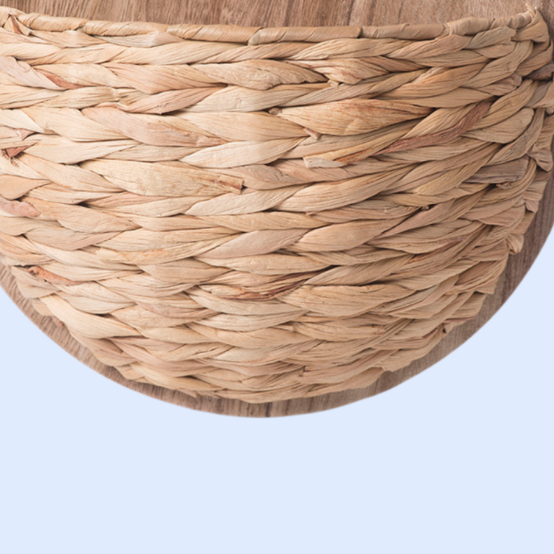 創造的な壁掛けフラワーバスケット