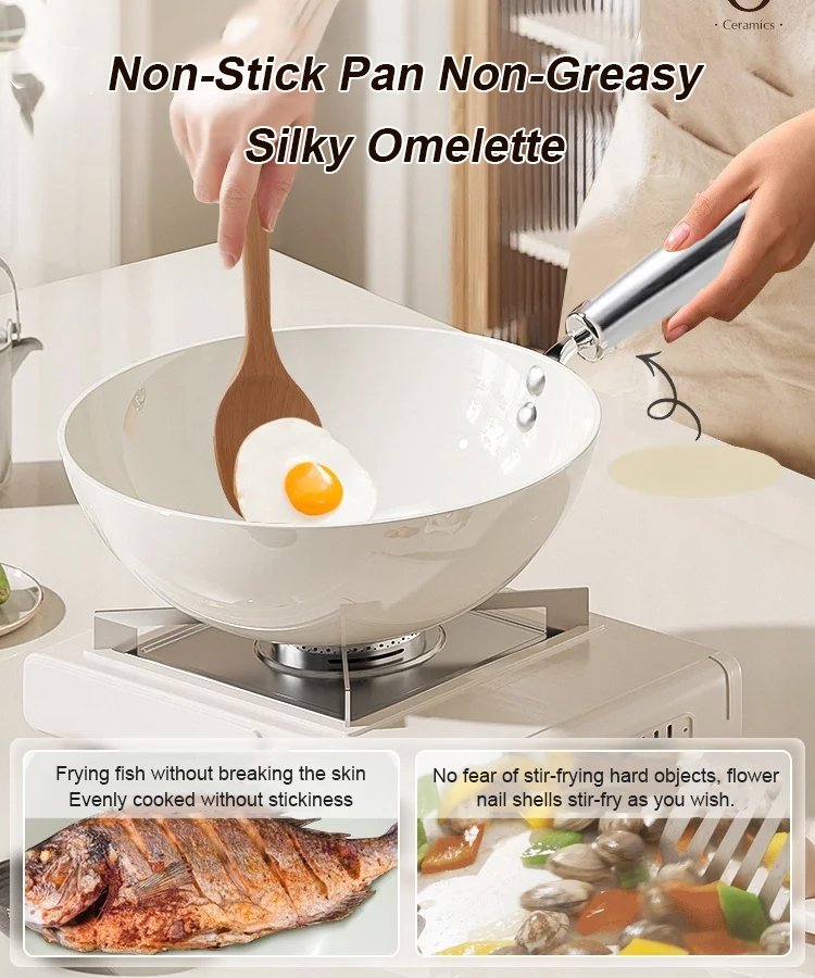 Ceramic Glazed Non-Stick Cookware