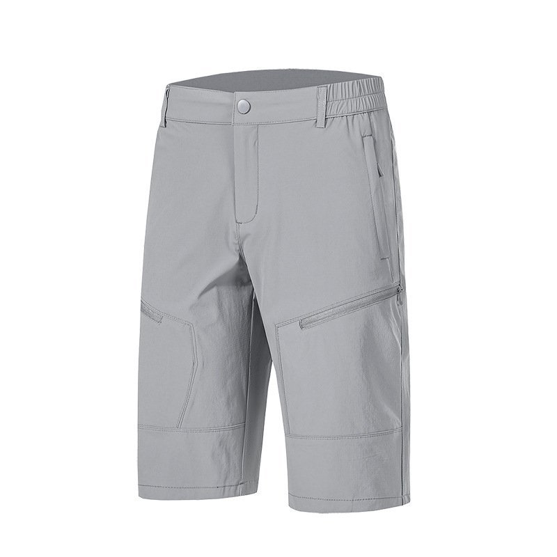 Letní pánské sportovní kalhoty více kapsy venkovní volnočasové ledové kalhoty