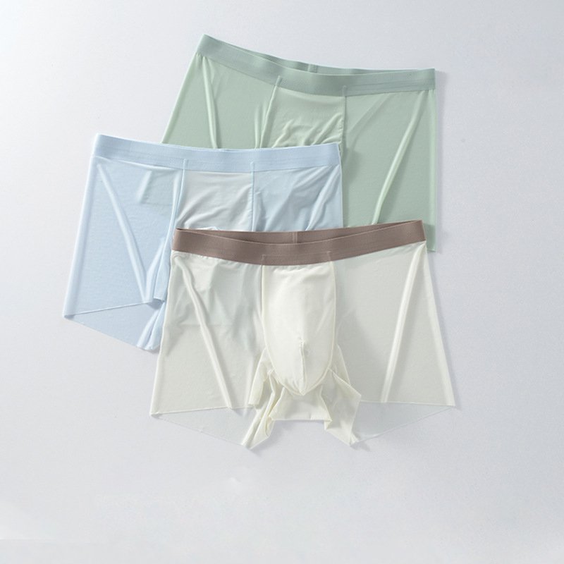 pánské letní spodní prádlo z ledového hedvábí