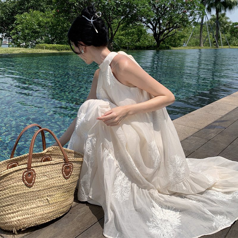 Dlouhé šaty Temperamentní princezna na plážovou dovolenou