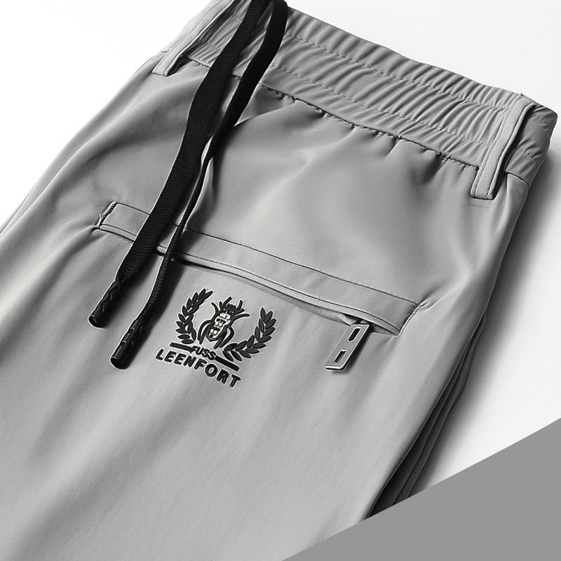 กางเกงผ้าไหมน้ำแข็งบางเฉียบระบายอากาศในหน้าร้อน