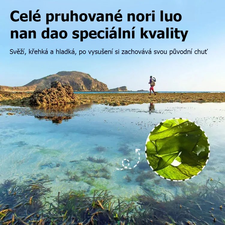 Výživné ovoce a zeleninové mořské řasy křupavé