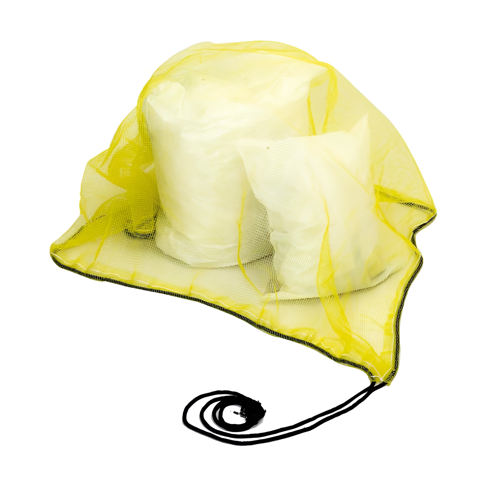 大型カラスネット 黄色 正方形メッシュ 防鳥ネット 全体画像