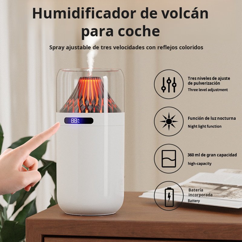 Humidificador pequeño silencioso para hogar, dormitorio, oficina, escritorio, máquina de aromaterapi