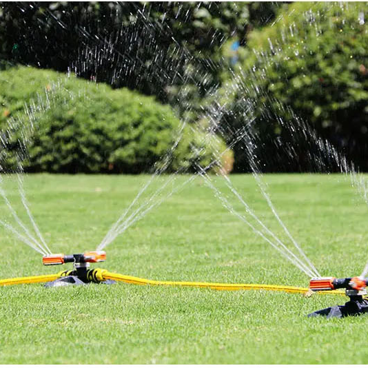 【360度自動回転散水ノズル】広範囲、自動回転、使用便利