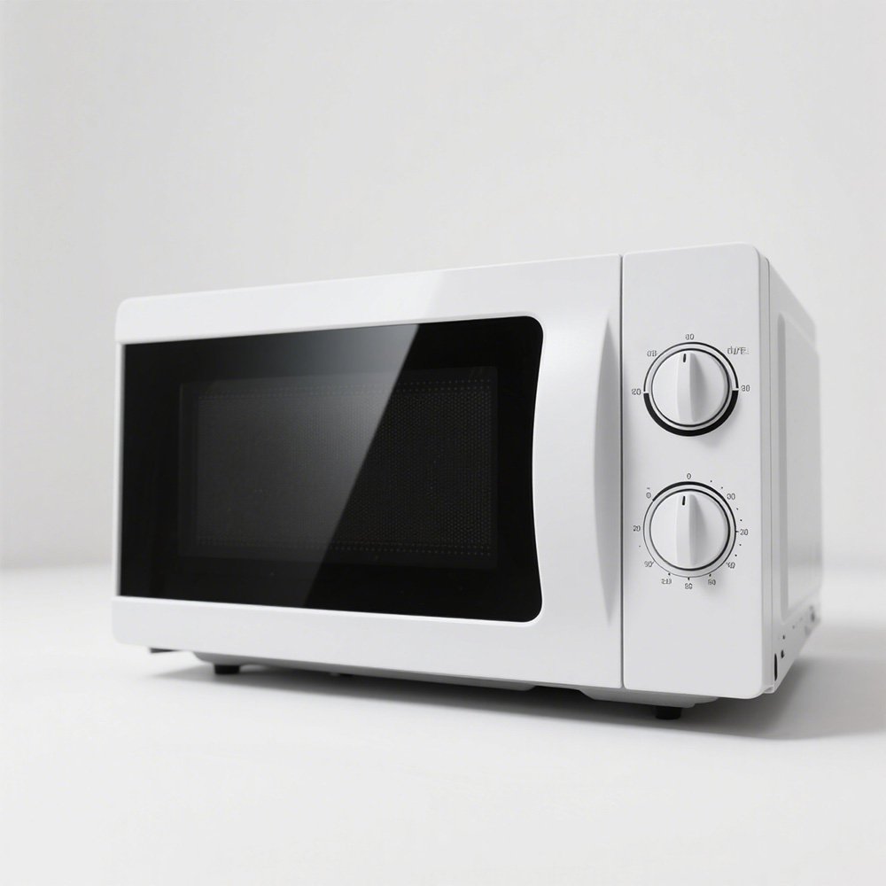 Cuptor cu microunde alb, ușor de utilizat