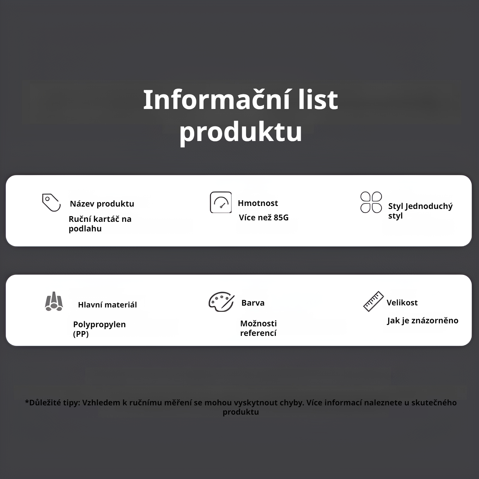 Kartáč na odstranění špíny z koupelny