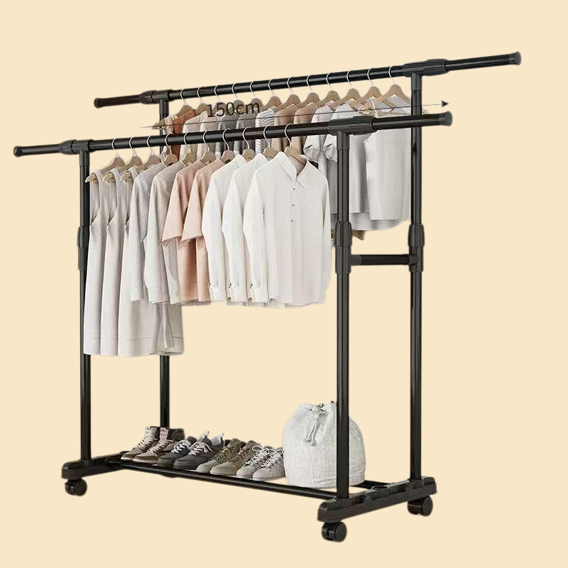 심플한 바닥형 옷걸이