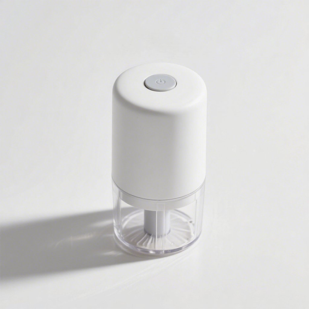 自動金ニンニクつき器の外観とコンパクトデザイン