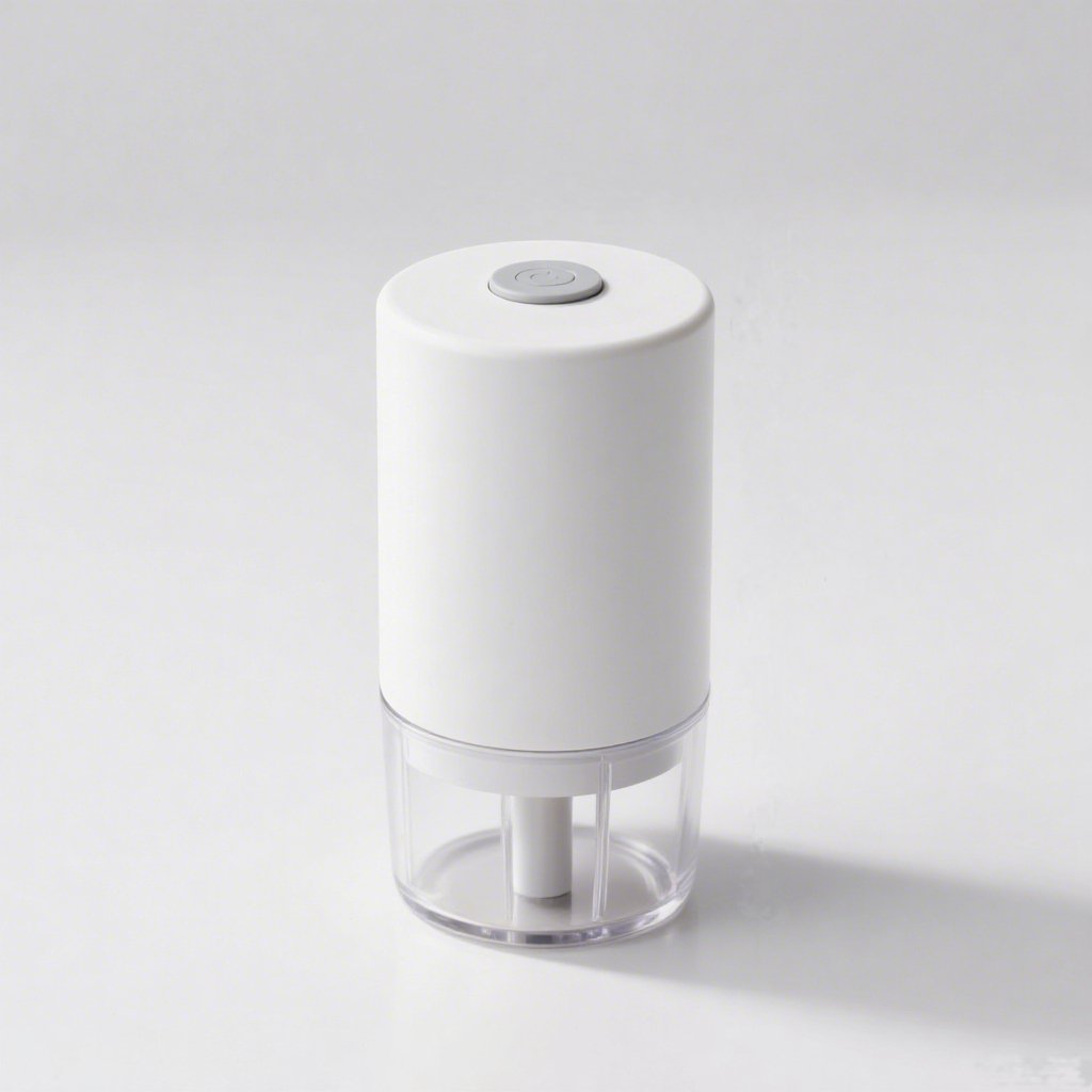 小型家庭用ガーリックプレスの使用イメージ