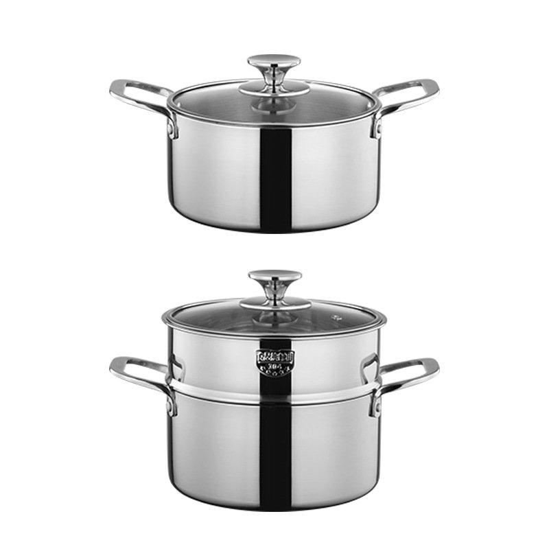 스테인리스 스틸 이중 찜기