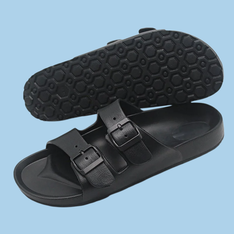 Soft and non slip men's cool slippers for summer