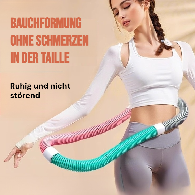 A fat-reducing hula hoop that won't fall off