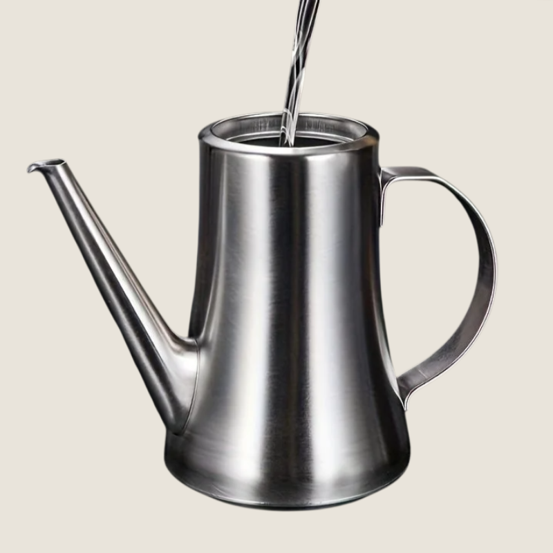 304 스테인리스강 기름 주전자를 두껍게 하다