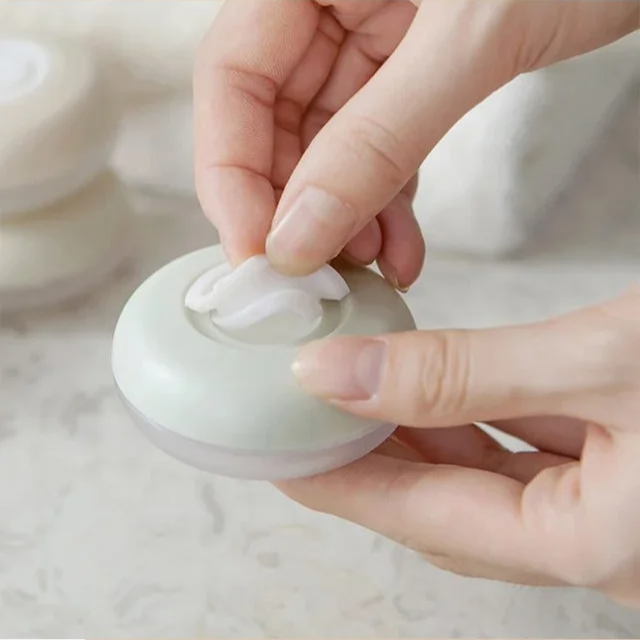 Portable press-type travel sub-package box