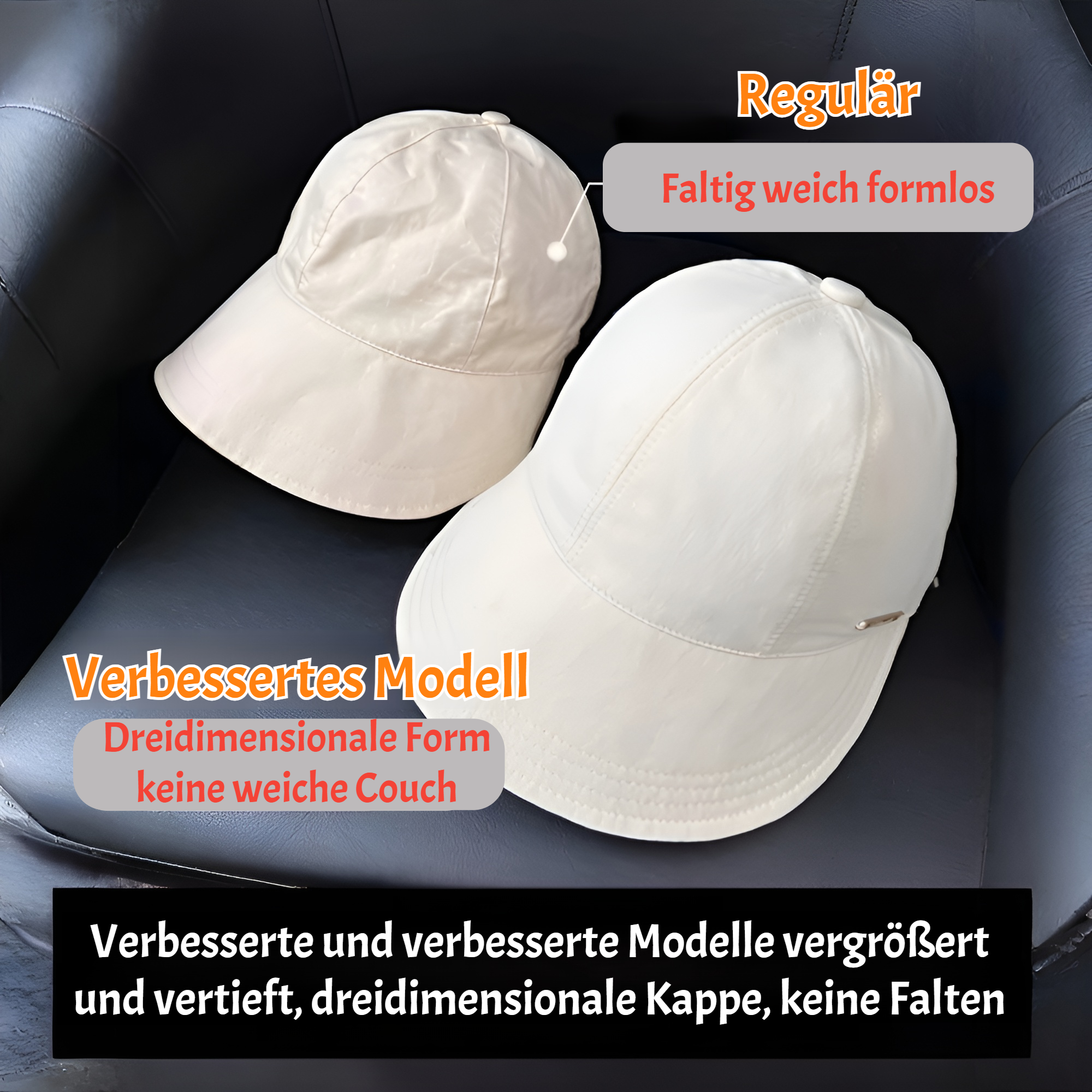 Leichte Sonnenkappe für Spaziergänge an sonnigen Tagen