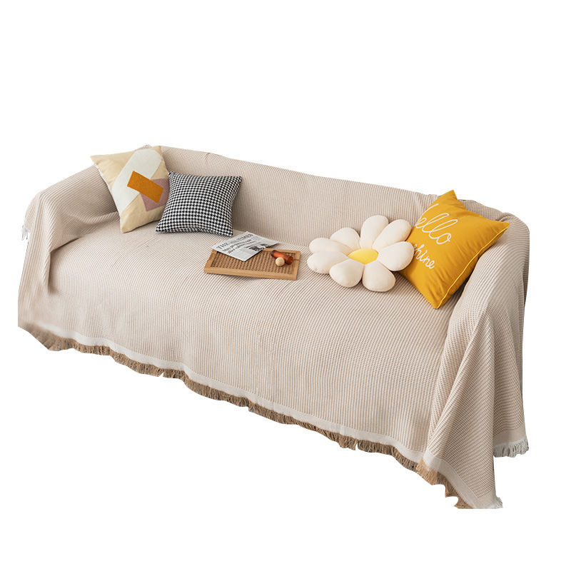 ソファカバーカバーフルカバー綿糸ユニバーサルソファブランケットカバータオル フルカバーソファ