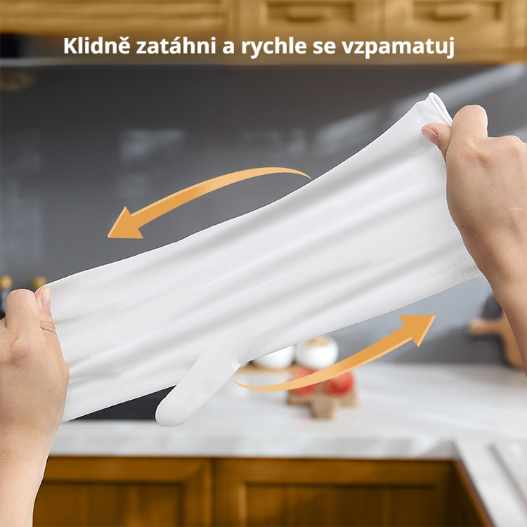  Kouzelné domácí kartáčové rukavice na mytí nádobí