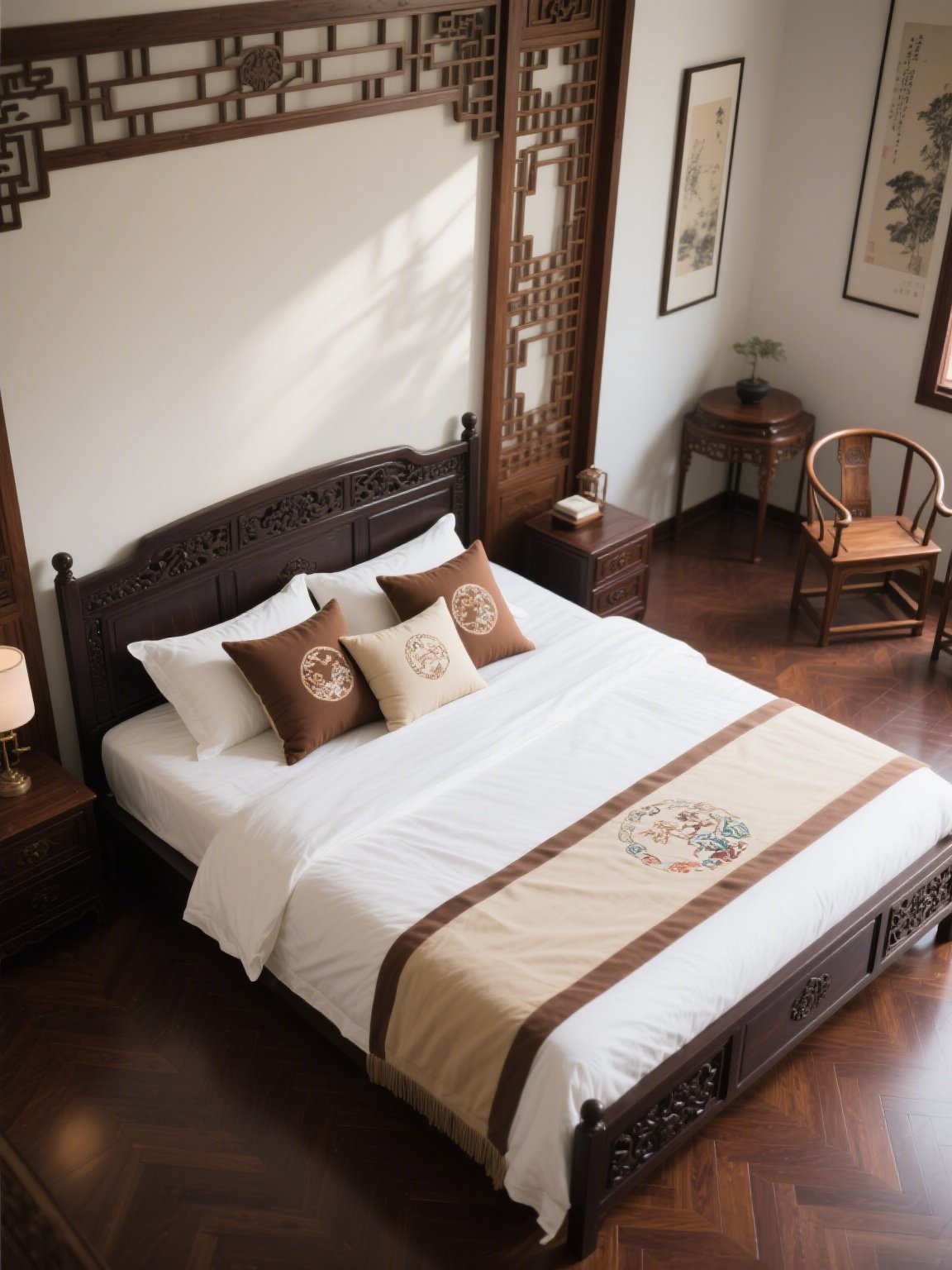 無垢材フレームの細部デザイン