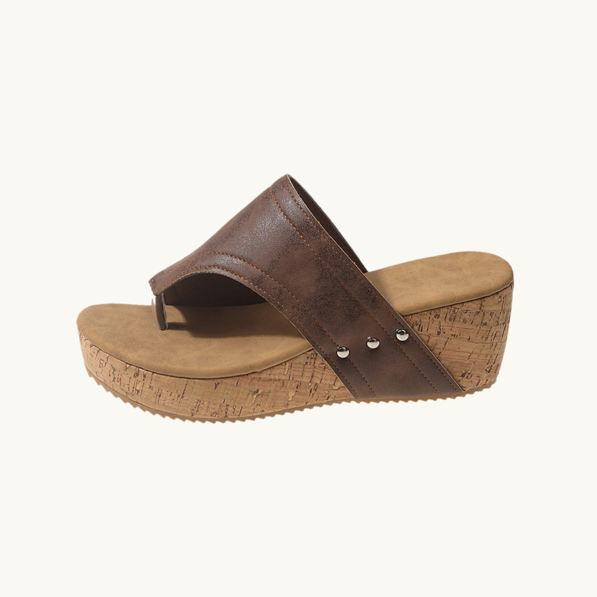 السيدات النعال مع سميكة أسفل كليب