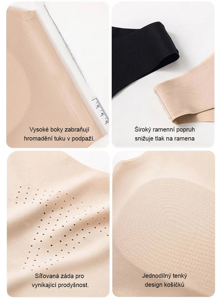 Neviditelná podprsenka pro zmenšení velkého poprsí.