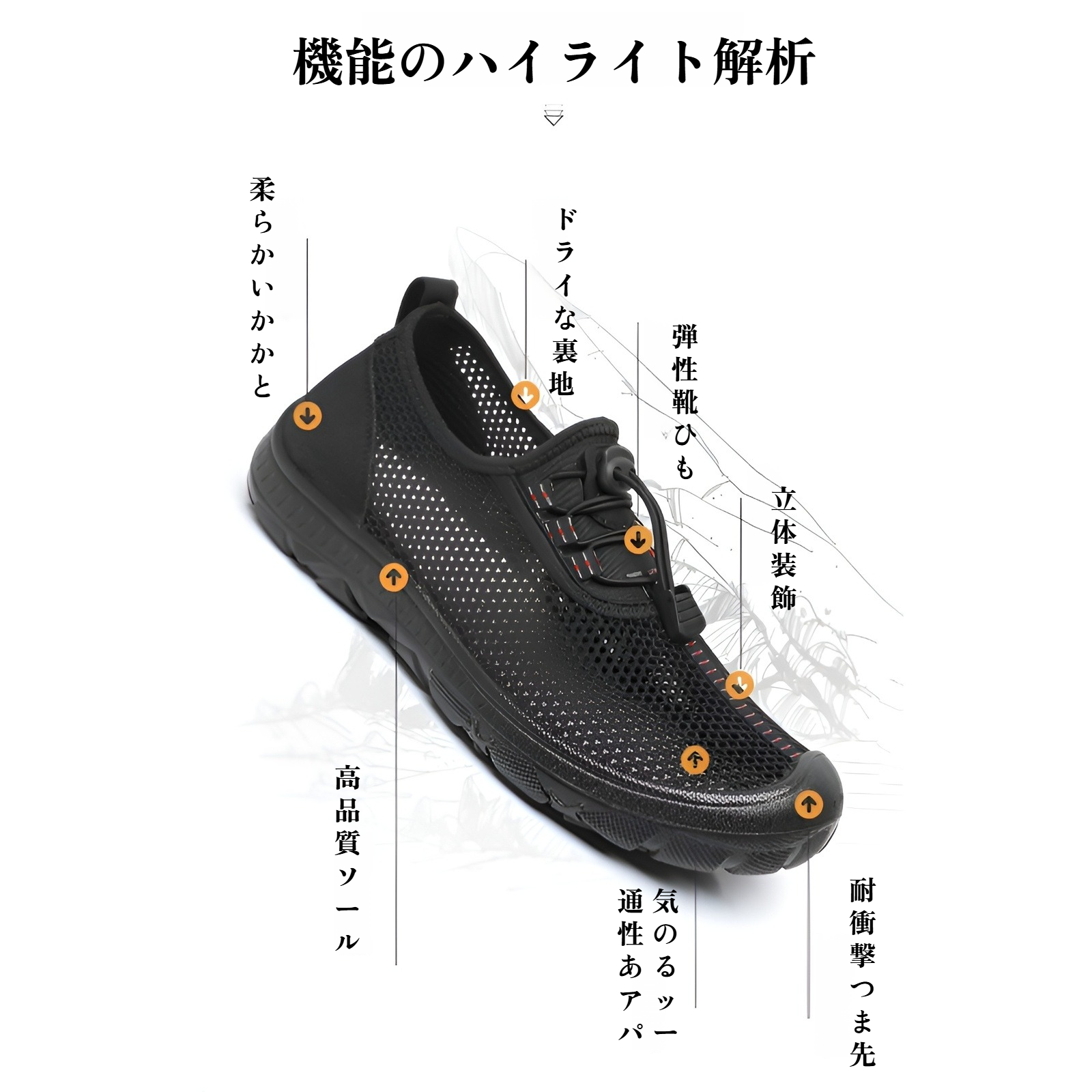 中高年向けカジュアルウォーキングシューズ