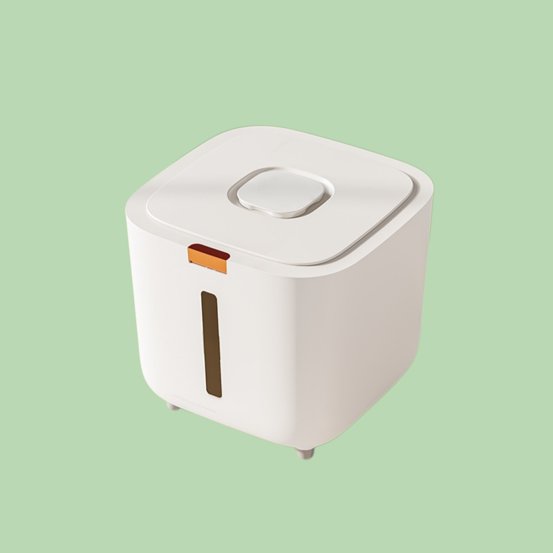 新型フードクラス押圧オープンキャップ米収納ボックス