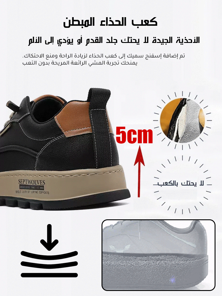 [الوزن 300 جرام فقط] حذاء رجالي خفيف للغاية وناعم وغير قابل للانزلاق وسهل الارتداء والخلع