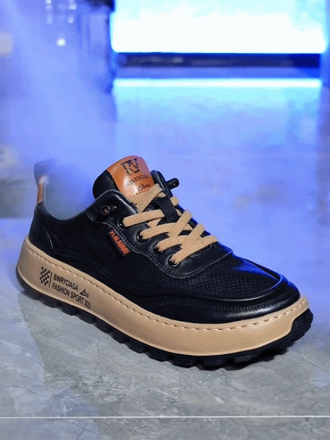 [الوزن 300 جرام فقط] حذاء رجالي خفيف للغاية وناعم وغير قابل للانزلاق وسهل الارتداء والخلع