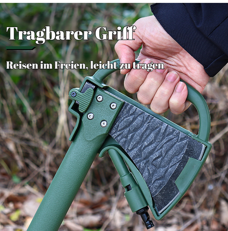 Outdoor-Bergaxt, rutschfest, verschleißfest, multifunktional, Camping-Handaxt, integrierte Ingenieur