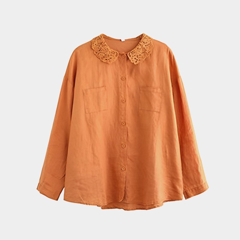 綿麻長袖シャツ