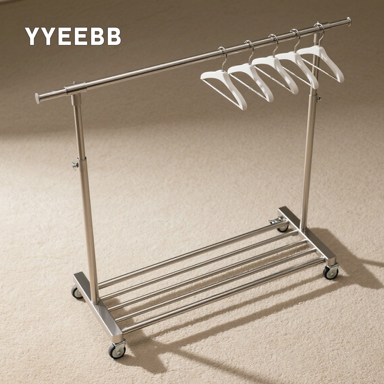 Wielofunkcyjny wieszak na ubrania stojący na podłodze, do suszenia ubrań na balkonie