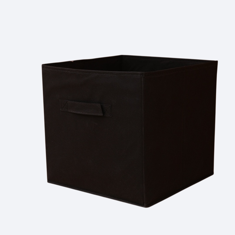 صندوق تخزين من القماش غير المنسوج قابل للطي بدون غطاء للاستخدام المنزلي
