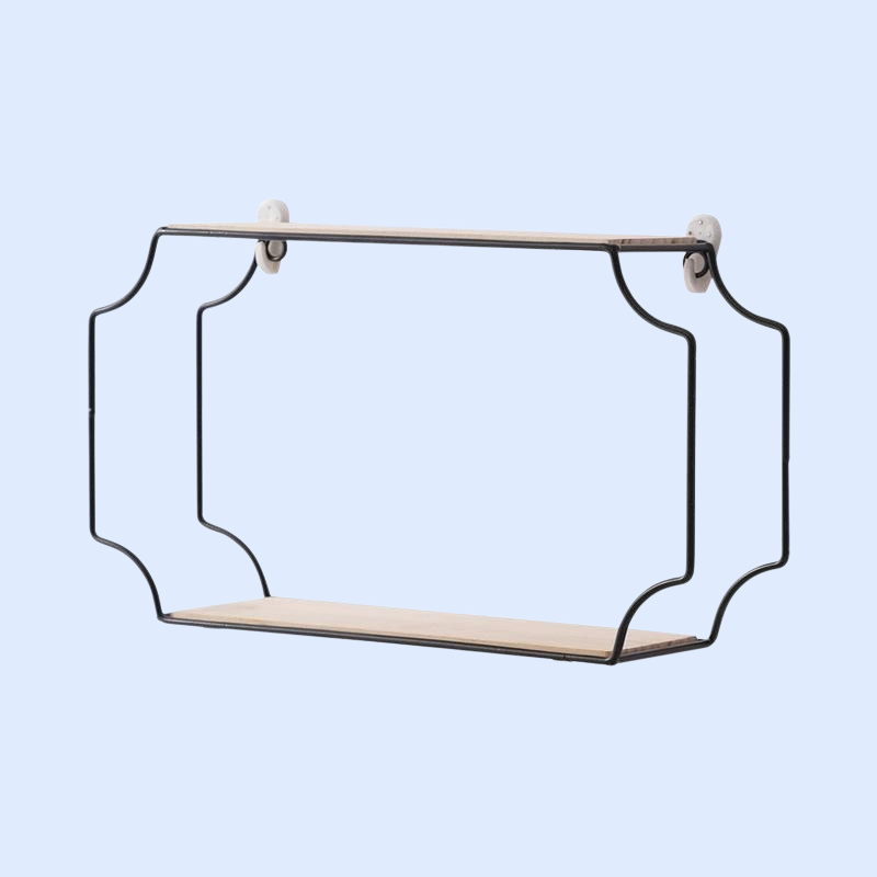  Modern Nordic Wall-Mounted Shelf Set – Home Wall Hanging Rack Trio