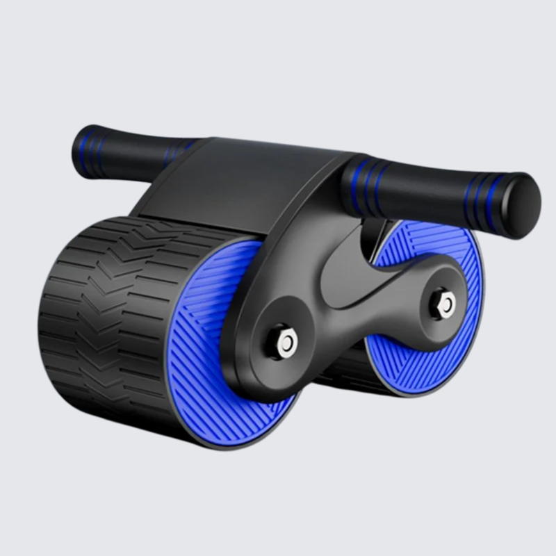 Automatic rebound abdominal wheel