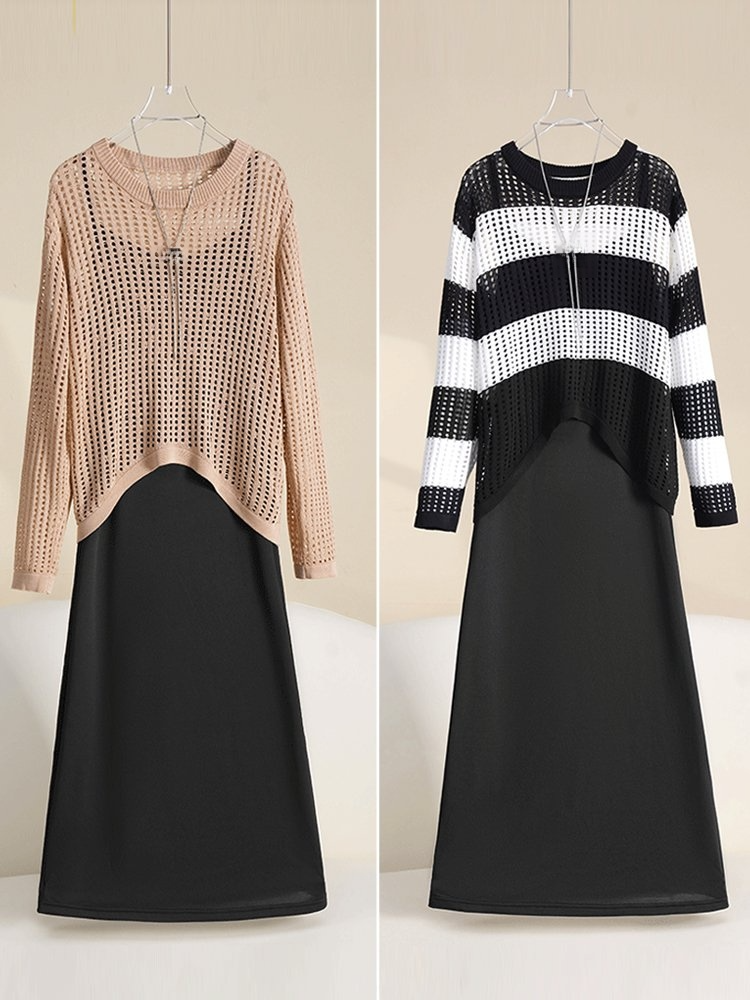 민소매 원피스 세트